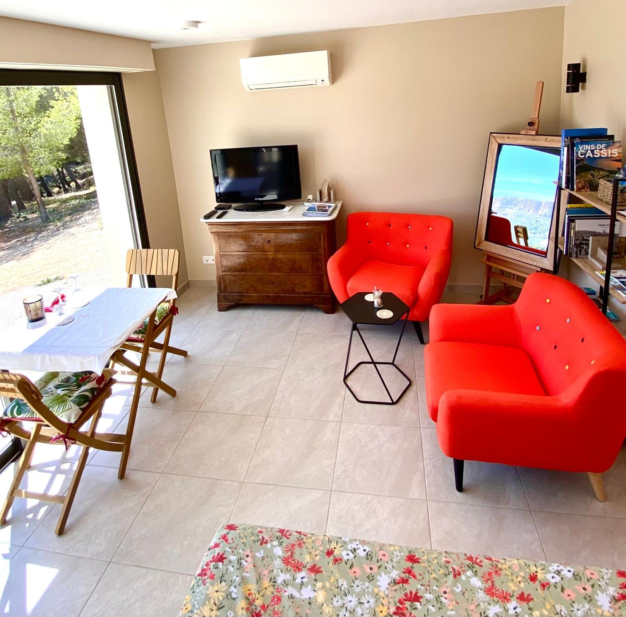 Le Sept Charmant Studio Aux Portes Des Calanques Cassis Exterior foto